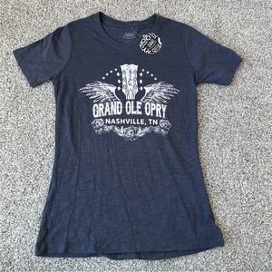 NWT Grand Ole Opry Nashville Graphic Tee Small Country Western Vintage Cowgirl